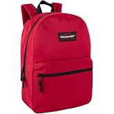Trail maker Classic 17 inch Backpacks with Adjustable Padded Straps | School Backpacks for Girls, Boys (Red)