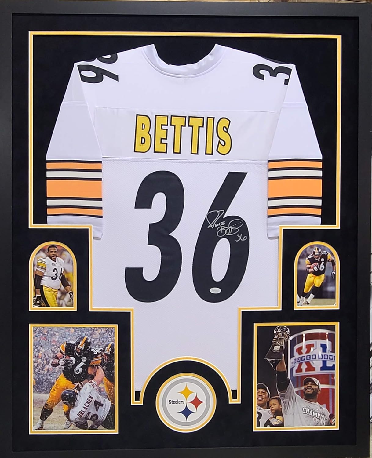 jerome bettis autographed jersey