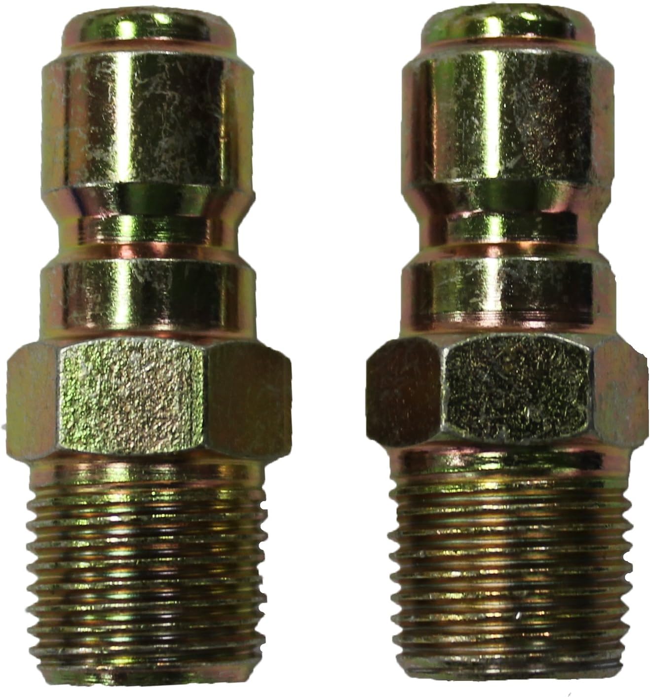 Shark Pressure Washers 89222320 Male Coupler Plug, 3/8-Inch, 2-Pack