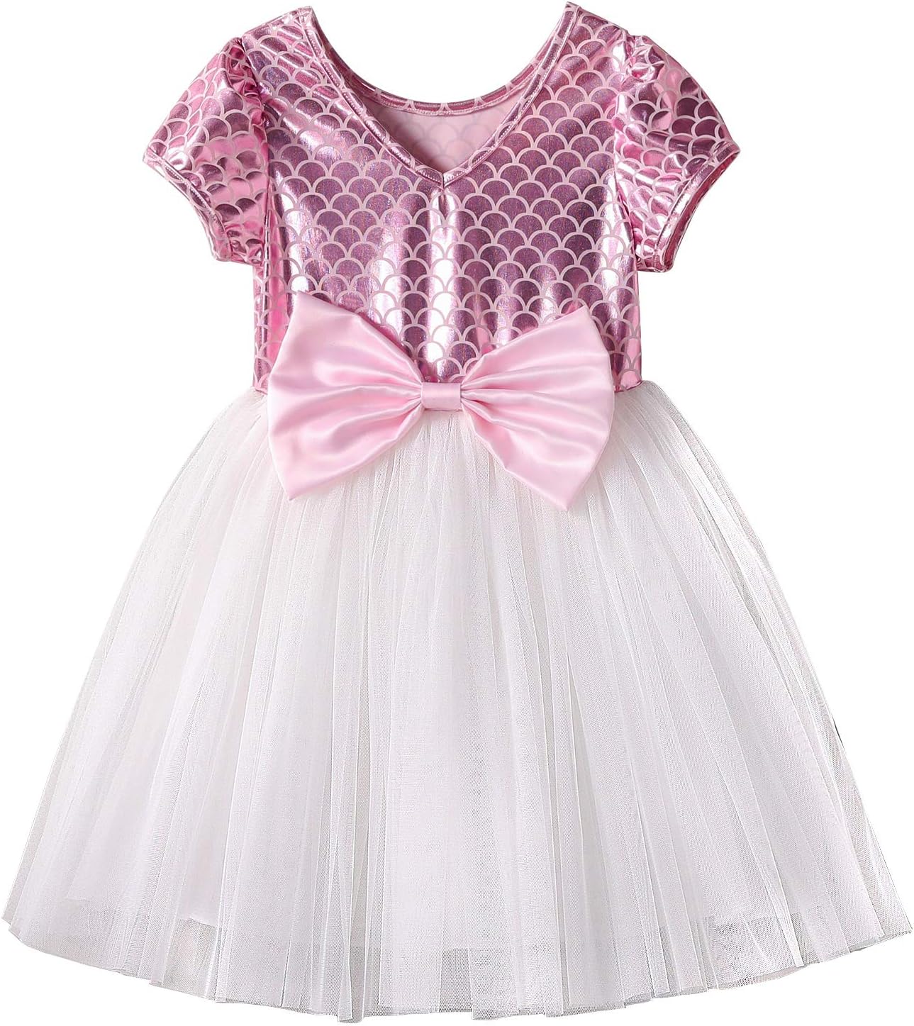 Mermaid Dress for Girls, Little Ariel Princess Costume Girls Fancy Party Dresses