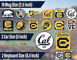 Cal Stickers for Gift, Car, Water