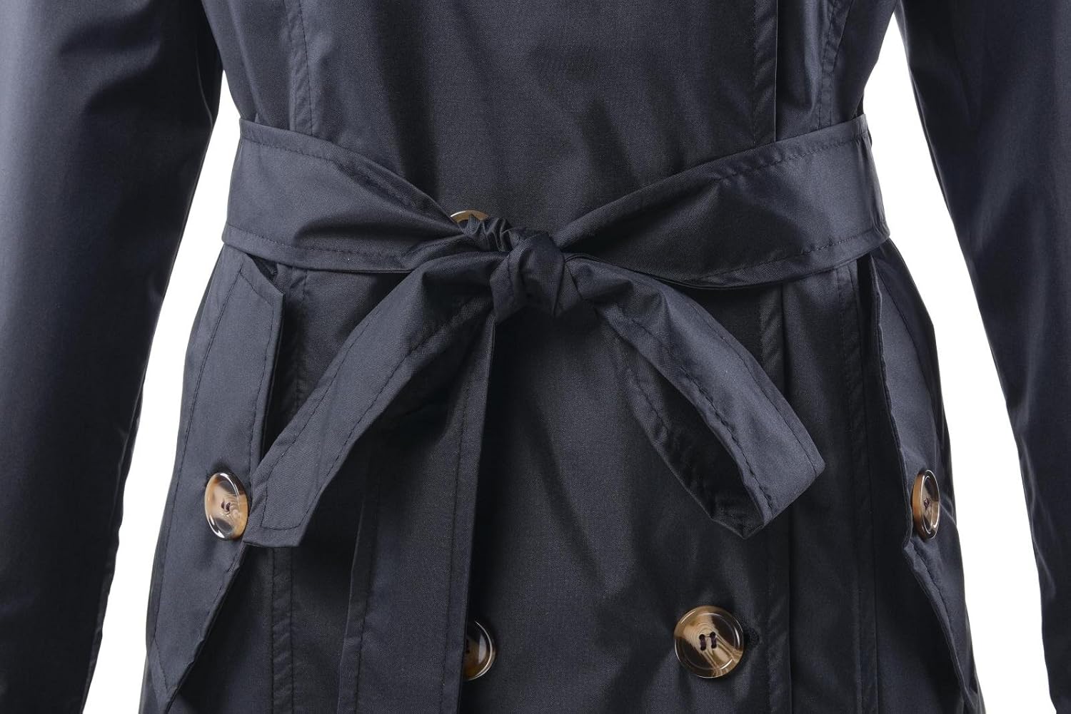 qzunique women's waterproof packable rain jacket