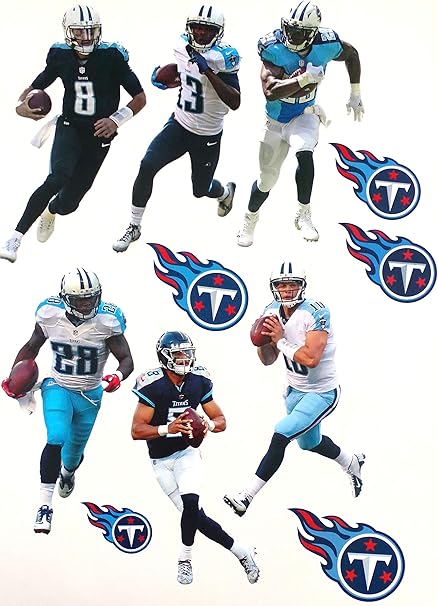 Amazon Com Fathead Tennessee Titans Mini Team Set 6 Players 5