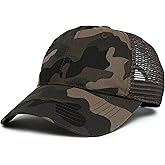 Funky Junque Mesh Trucker Hat for Men - Comfortable Cotton Cap with Sweat Protection, Adjustable Hat for Outdoor Activities