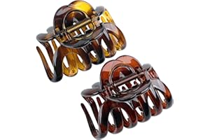 Octopus Hair Claw Clips for Thick Hair French Large Octopus Claw Clips Big Hair Clips for Long Wavy Curly Hair, Strong Hold N