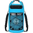 STOVER 5/10/25/30/40/55L Waterproof Dry Backpack- Medium Floating Dry Bag for Kayaking, Travel, Tubing, Hiking, Fishing, Camping, Motorcycles & the Beach, Heavy-Duty Roll Top Men/Women (Blue)