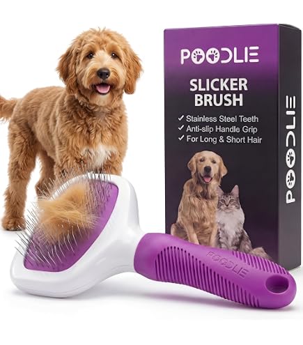 Amazon.com: Well & Good by Petco Black 2-Sided Slicker Dog Brush