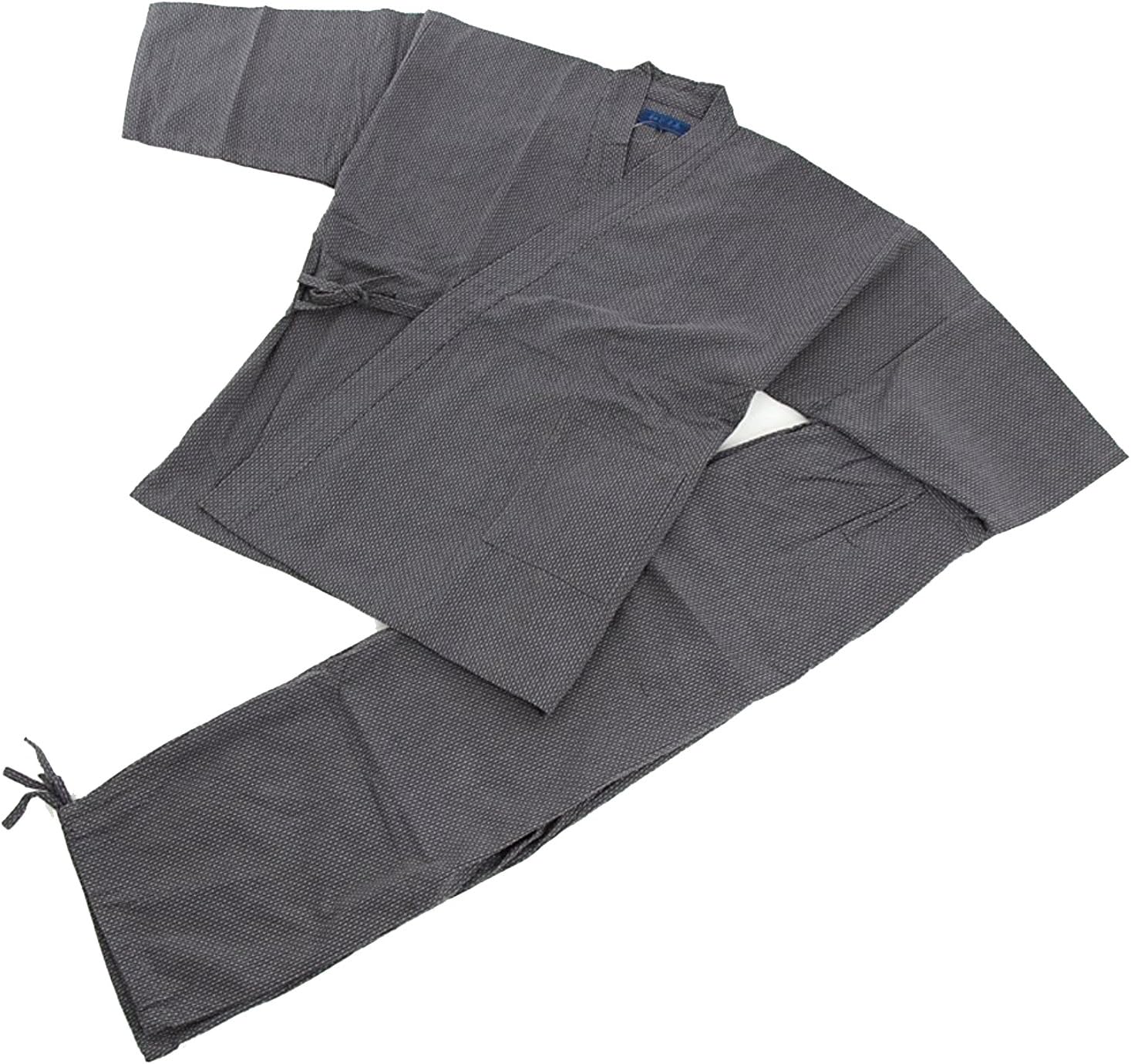 Edoten Men's Japan Ninjya Kimonoquilted clothes Sasiko Samue