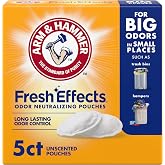 ARM &amp; HAMMER Fresh Effects Odor Neutralizing Baking Soda Pouches, 5 Count, White
