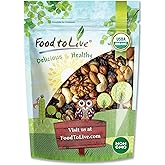 Organic Go Raw Trail Mix, 1 Pound — Raw and Non-GMO Snack Mix Contains Walnuts, Almonds, Cashews, Hazelnuts, and Raisins. Vegan Superfood, Kosher, No Added Sugar and Oil, Bulk