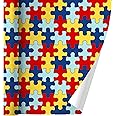 GRAPHICS & MORE Autism Awareness Diversity Puzzle Pieces Gift Wrap Wrapping Paper Rolls