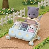 Sylvanian Families 5458 Persian Cat Triplets Dolls Playset view 4