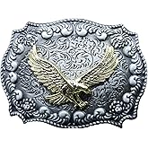 PEJOMO Belt Buckle for Men Simple Western Cowboy Belt Buckle for Women Eagle