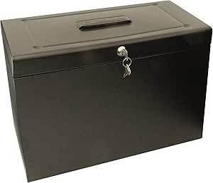 Cathedral HOBK - Caja archivadora para carpetas colgantes, negro