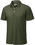 TACVASEN Polo Shirts for Men Golf Shirts Short