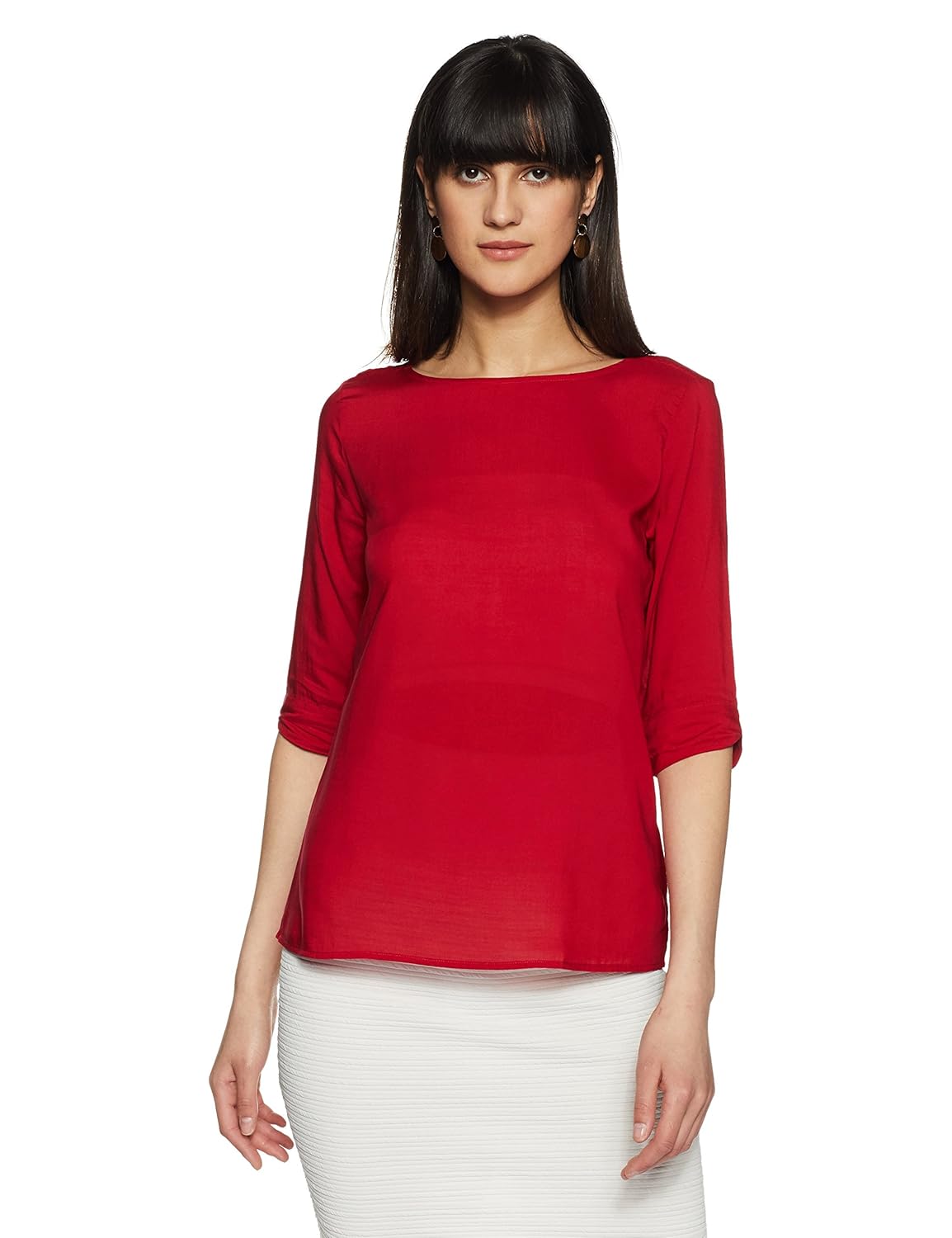 van heusen women's body blouse shirt