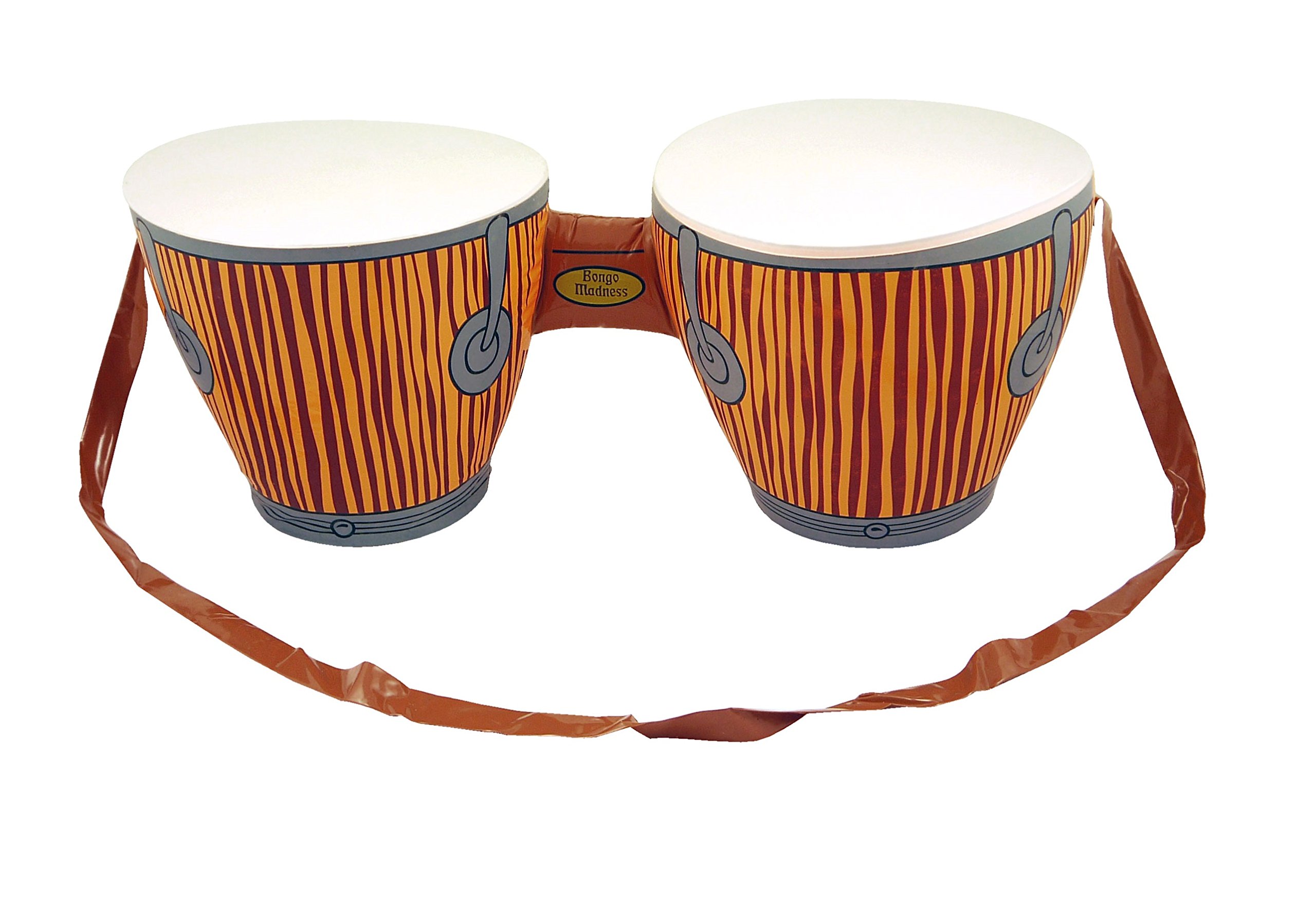 Inflatable Bongo Drums African Tropical Beach Party Fancy Dress Hawaiian Luau