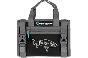 Evolution Fishing Big Bait Bag - 10 in., Roll-Up Lure Bag, Durable, Portable Storage for Large Baits & Gear