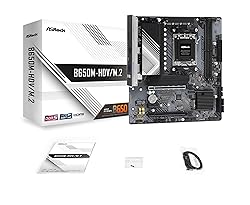 ASRock B650M-HDV/M.2 Supports AMD Socket AM5 Ryzen