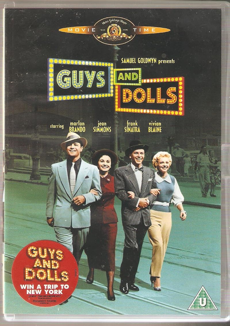 Guys and Dolls 1955 Musical DVD Frank Sinatra Marlon Brando Jean Simmons