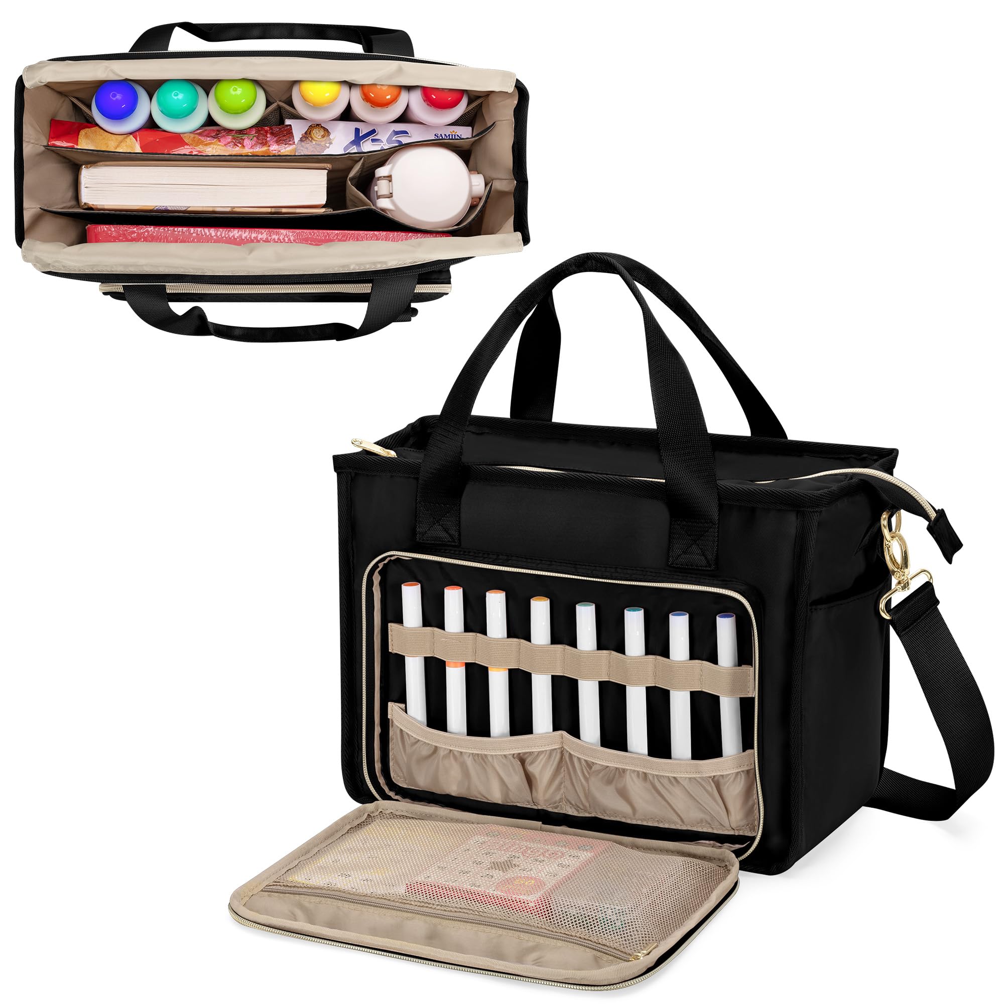 Sac Fourre-Tout Bingo Prokva - Poches Organisées, Portable, Pour Cartes, Tampons, Accessoires De Jeu