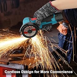 12V Cordless Angle Grinder Kit, 3" Battery Powered