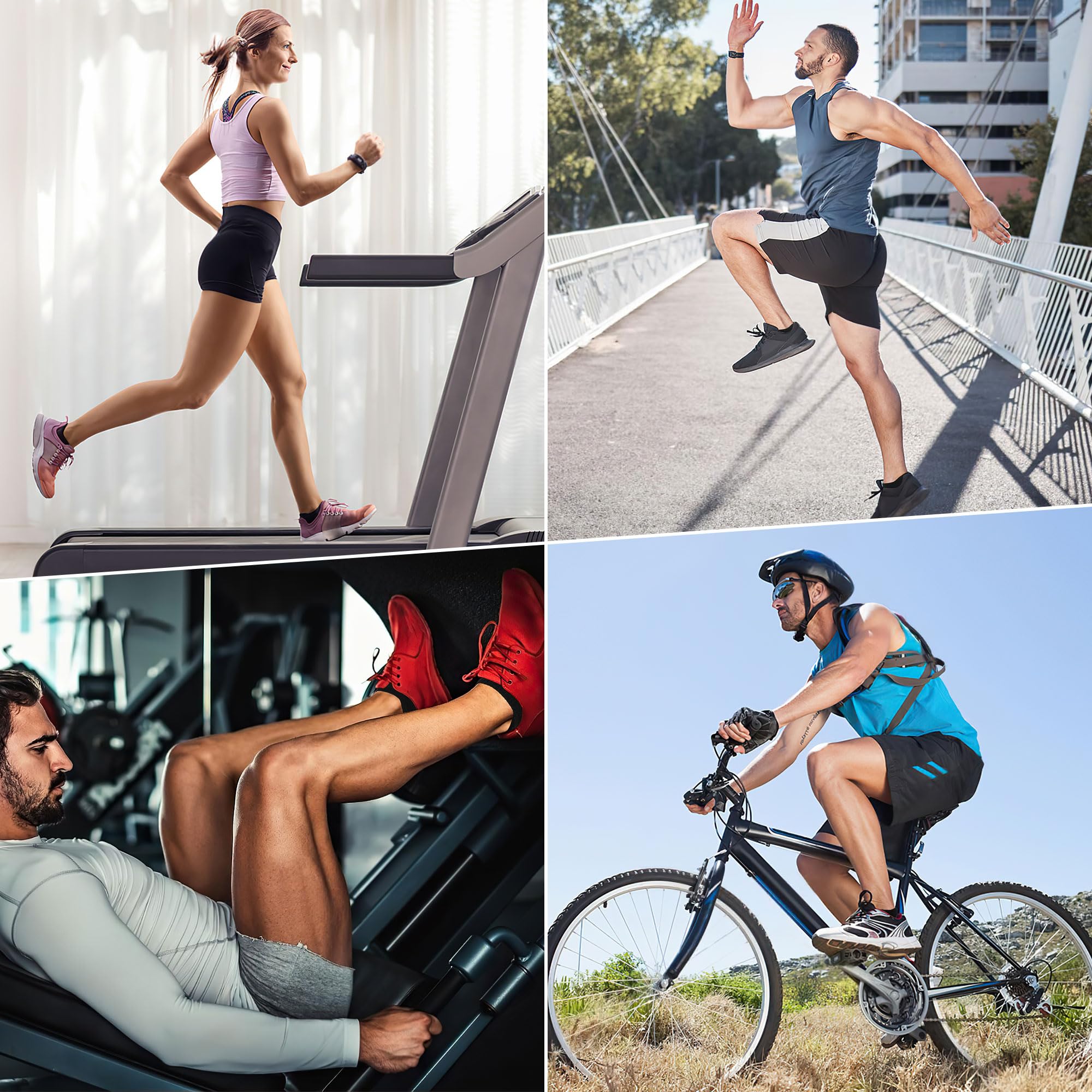 KAXIFEI Felicigeely Ankle Athletic Running Socks Low Cut Sports Socks Breathable Cushioned Tab Socks for Men Women 6 Pairs