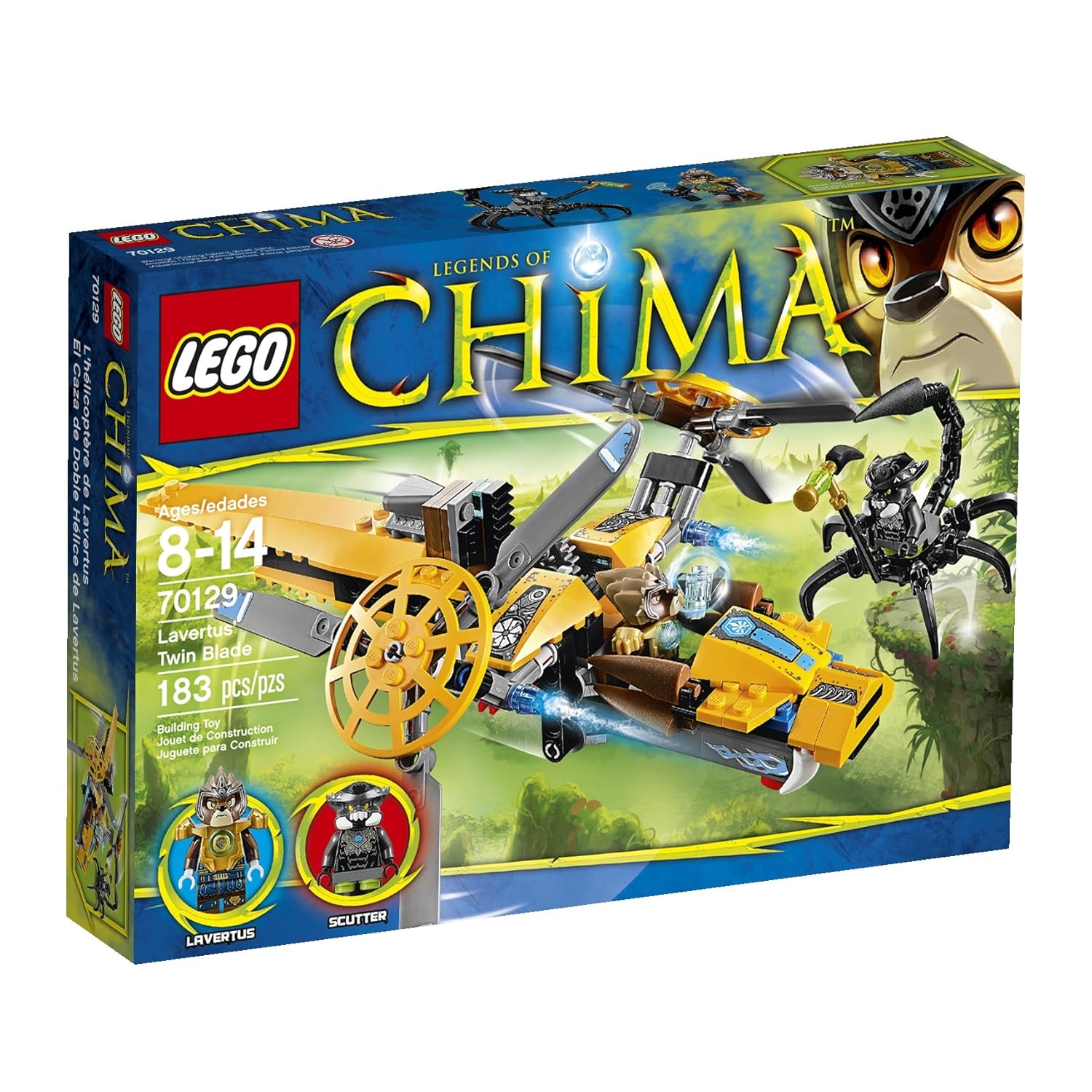 LEGO Chima 70129 Lavertus' Twin Blade: Amazon.co.uk: Toys & Games