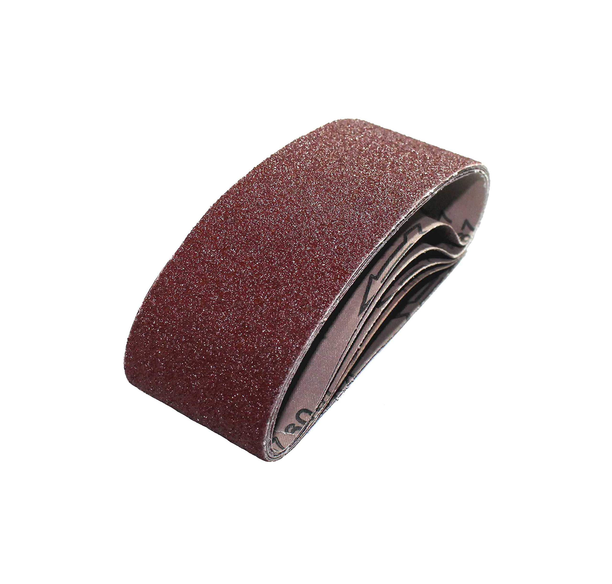 25 Mixed Sanding Belts Grit 40/60/80/120/180 Sanding Belt for Belt Sanding Devices 53.3 mm │ Abrasive Belt │ P/D/W