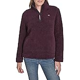 Tommy Hilfiger womens 1/4 Zip Mockneck Sherpa Soft Pullover