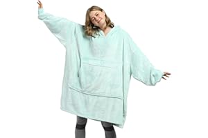 Catalonia Oversized Blanket Hoodie Sweatshirt, Fleece Pullover with Large Front Pocket, for Adults Men Women