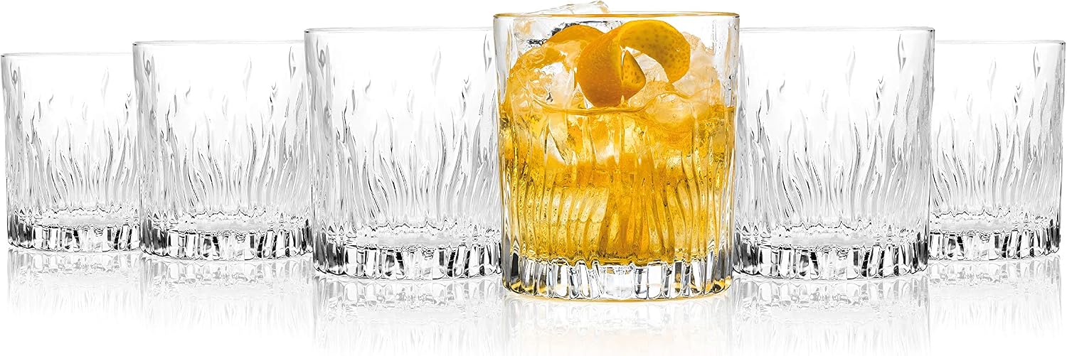 RCR 24849020006 Fire Crystal Short Whisky Water Tumblers Glasses, 240 ml, Set of 6 - Image 3