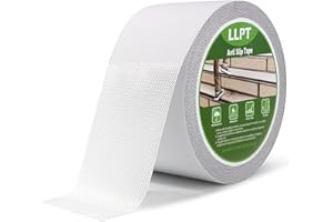 LLPT Grip Tape 3" x 36 Ft Ft Clear Heavy Duty Anti Slip Tape for House Stairs Ladders Waterproof Indoor Non Slip Traction Strips for Bathroom Floor Steps Staircase Tread (ASC311PEVA)