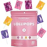 Flat Tummy Lollipops, Pack of 30 – Crush Cravings and Avoid Unwanted Calories - Apple, Grape, Watermelon & Berry – Delicious