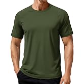 MAGCOMSEN Men's Dry Fit Shirts Wicking Athletic Swim T-Shirts | Sun Shirt, UPF 80+, Rash Guard, Short Sleeve, Workout, Running, Fishing, Performance, Moisture Wicking, 4-Way Stretch