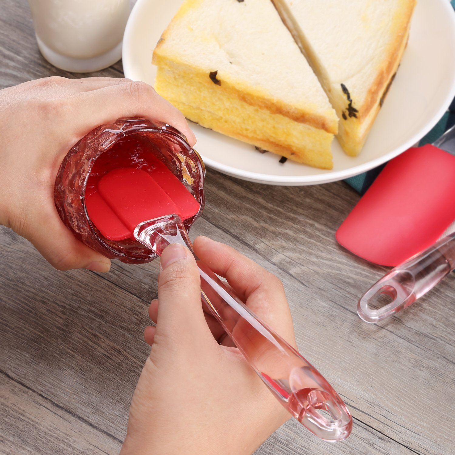 Latest 3-Piece Spatula Set - Multipurpose Silicone, Heat-Resistant, Nonstick, Flexible Spatulas for Icing, Basting, Frosting, Scraping Your Mixing Bowl