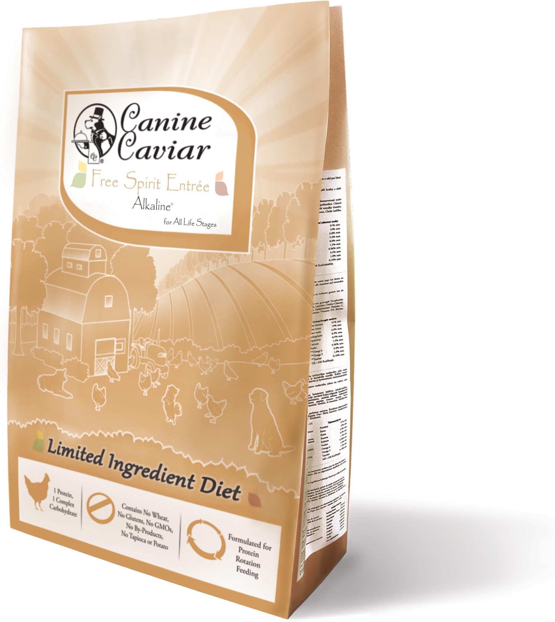 Canine Caviar Dry All Holistic Grain-Free – Dry Dog Food, Alkaline, 11 lbs.