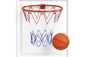 ArtCreativity Over The Door Basketball Hoop Game - Includes 1 Mini Basketball and 1 Net Hoop, Indoor Basketball Set for Home,