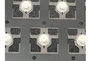 Bfenown Replacement Keycap Numbers Letters Symbols Transparent Plastic Cup 2pcs for MacBook Pro A1425 A1502 A1398 for MacBook Air A1369 A1466 A1370 A1465 Keyboard