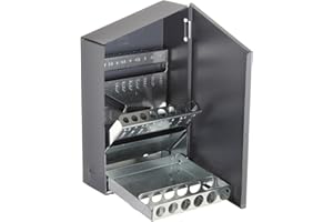 CHICAGO-LATROBE Chicago Latrobe Drill Bit Case, 25 Bit Capacity, for Metric Sizes 1 mm to 13 mm in 0.5 mm Increments