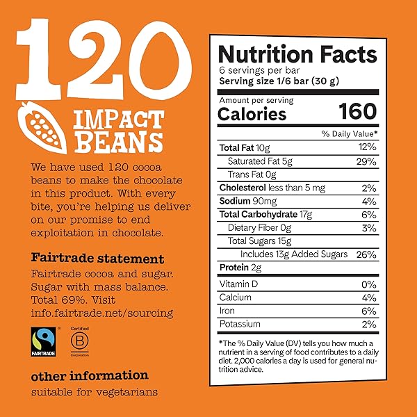 TONY’S CHOCOLONELY BELGIAN MILK CHOCOLATE CANDY BAR WITH CARAMEL & SEA SALT FOR SNACKS, CHOCOLATE BAR FOR PARTY FAVORS, GIFTS, OR GIFT BASKET, 32% CACAO, MADE FROM QUALITY FAIRTRADE COCOA, 6.35 OZ