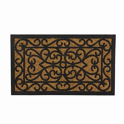 SWHF Coir and Rubber Door Mat: Virgin Rubber and Extremely Durable (Rectangle)