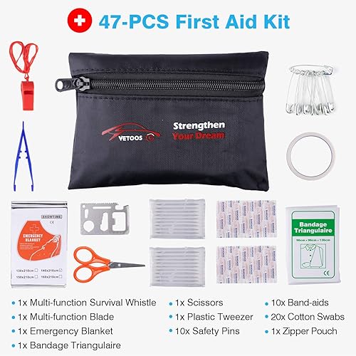 Buy Wholesale China Car Roadside Emergency Kit,auto Vehicle Safety Road - View #4