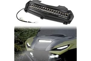 LDETXY LED Hood Scoop Light for Yamaha RMAX 1000, Front Auxiliary Light Daytime Running Light Hood Accent Light for Yamaha Wolverine RMAX2 1000 / RMAX4 1000 2021 2022 2023 Accessories (1PCS)