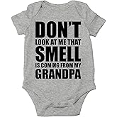 CBTwear Don't Look At Me, That Smell Is Coming From My Grandpa Baby Bodysuit - Newborn Unisex Clothes