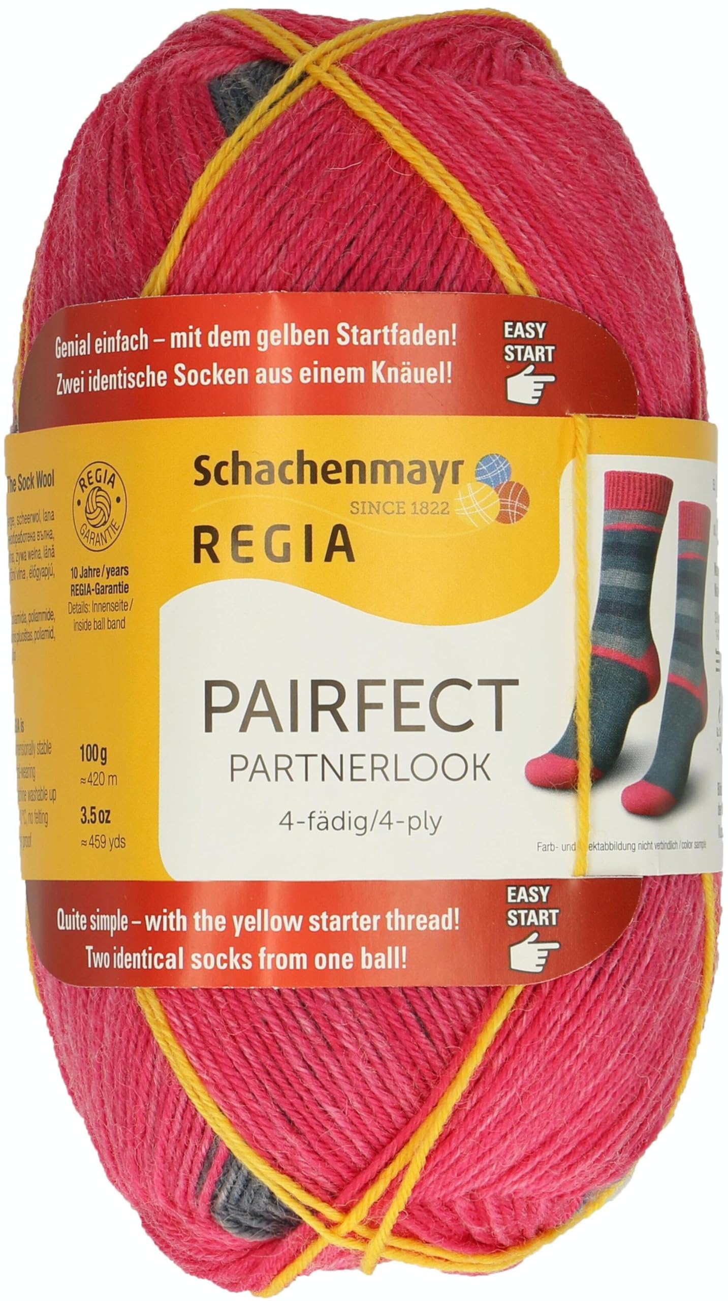 Schachenmayr Regia Pairfect 4-Ply 100 g Anton Hand Knitting Yarn