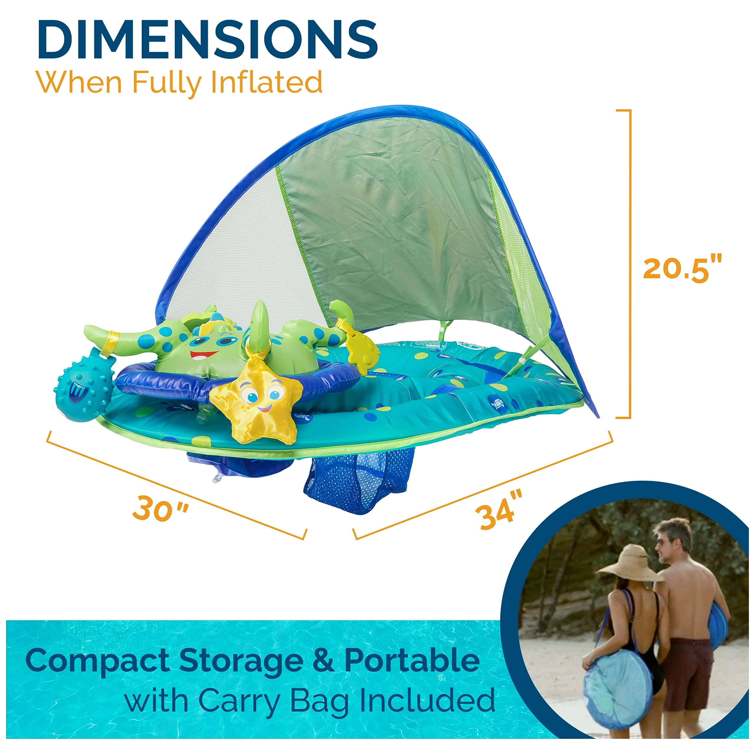 SwimWays Baby Spring Float Splash N Play