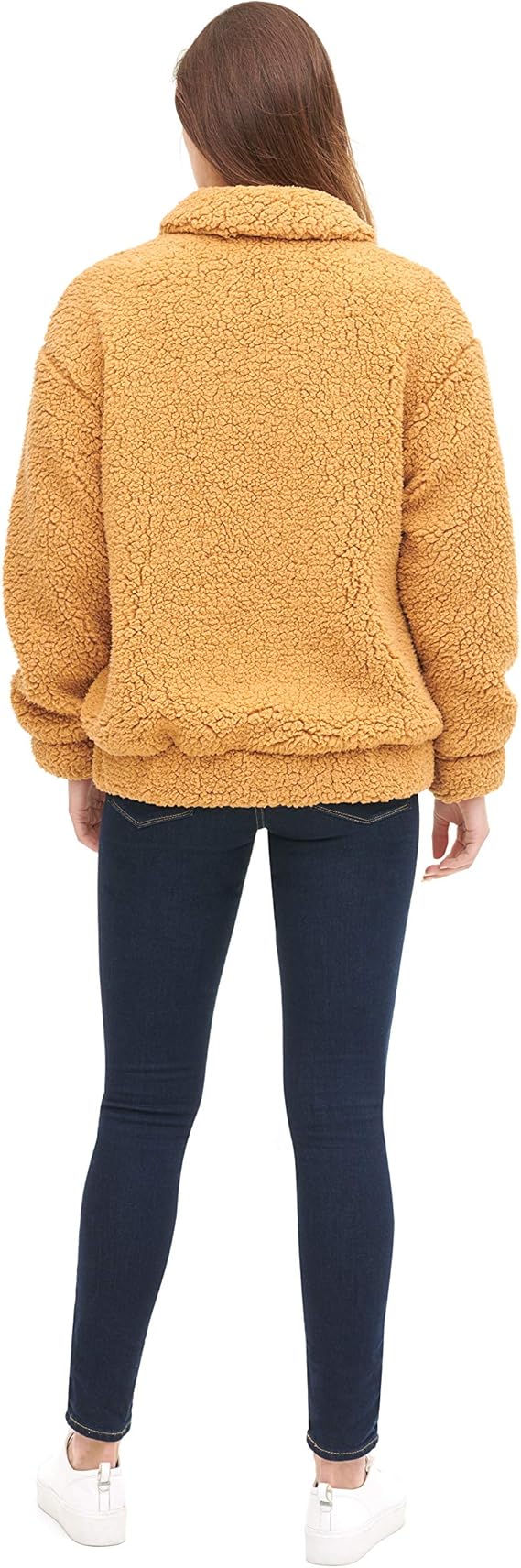 Levi’s 李维斯 仿羊羔绒 宽松版 女式飞行夹克 M码1.6折.97 海淘转运到手约￥293