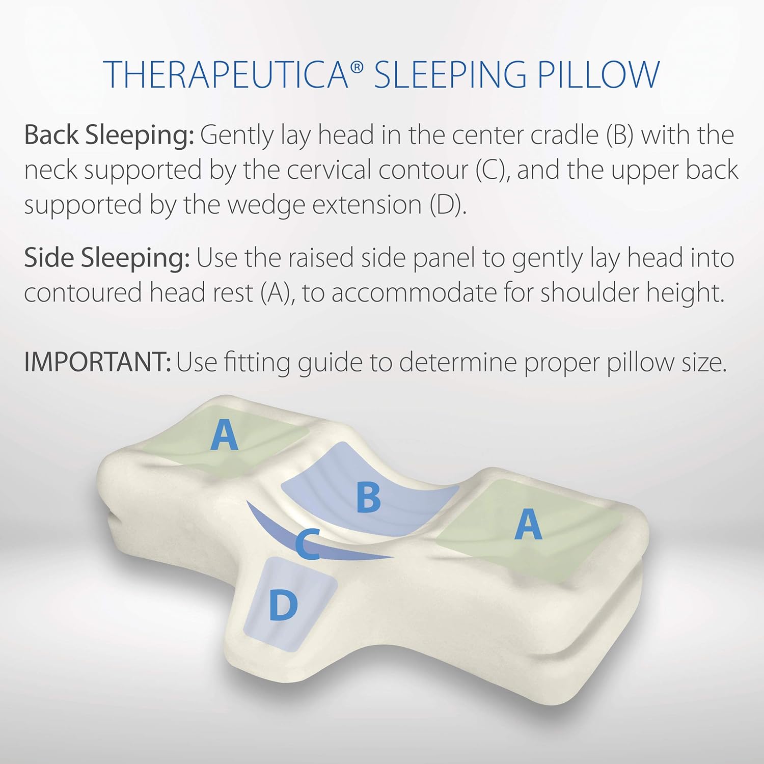 Therapeutica Sleeping Pillow, X-Large: Industrial & Scientific
