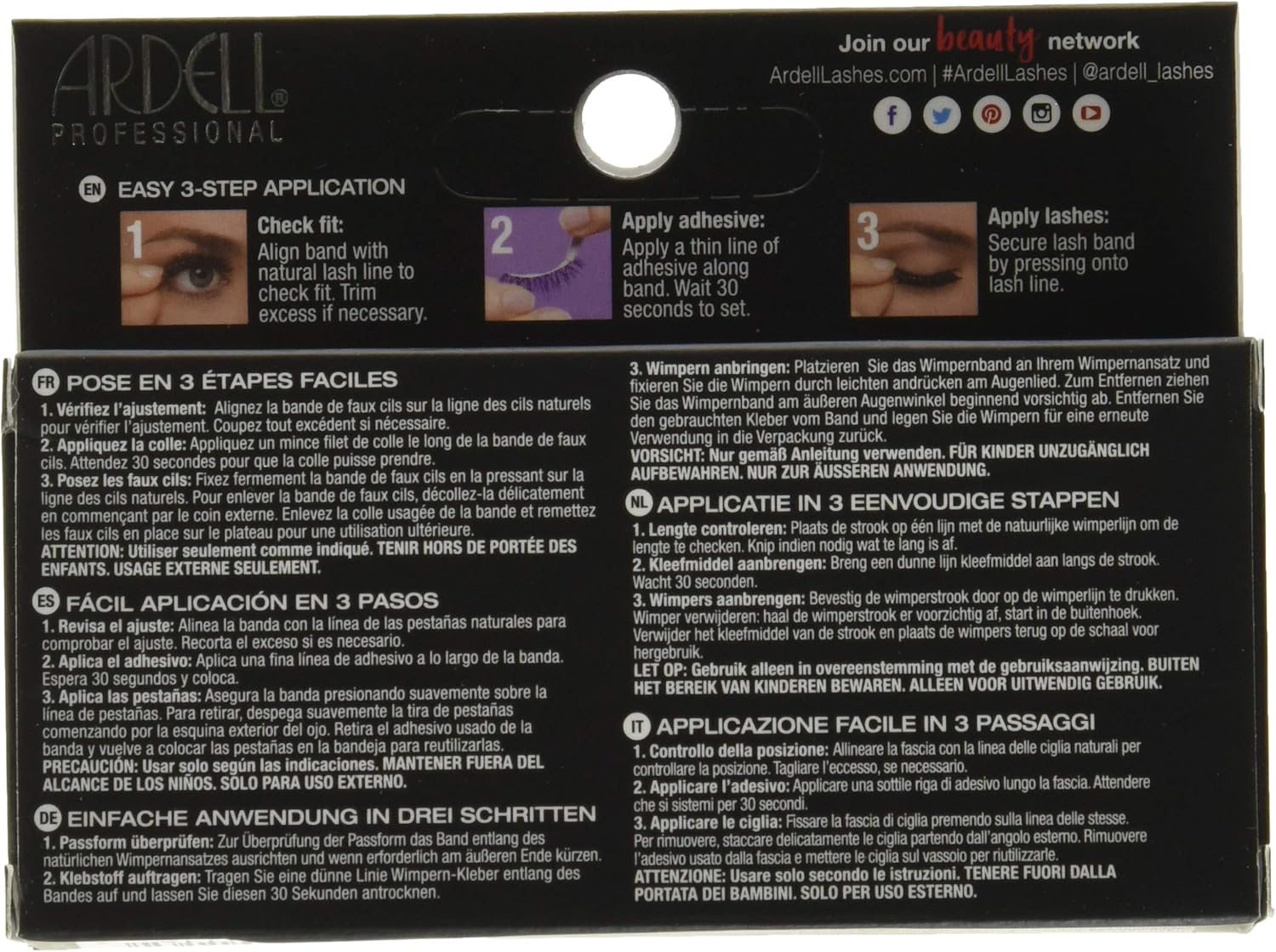 Ardell Faux Minx 817, Black, 2 count (Pack of 1) - Image 5